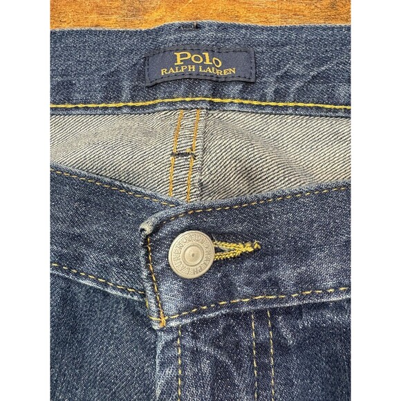Polo Ralph Lauren Jeans Varick Slim Straight Mens 38x30 Blue Denim 100% Cotton - Picture 5 of 9